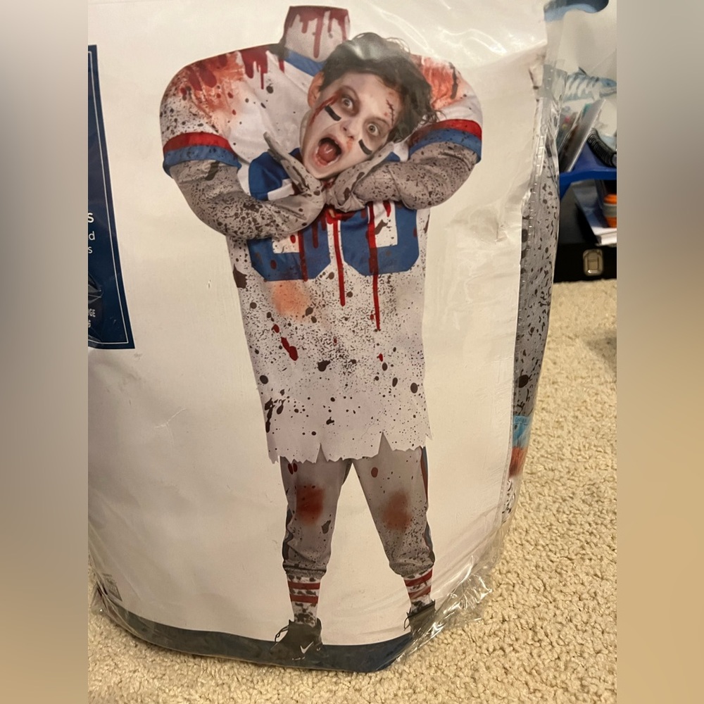 Headless Illusion Football Player Costume